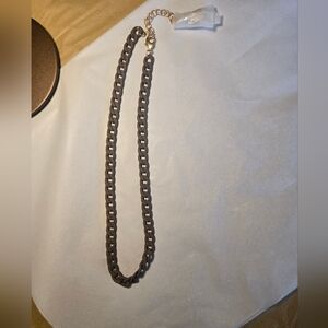 Thirty Years Link Chain Necklace In Grain